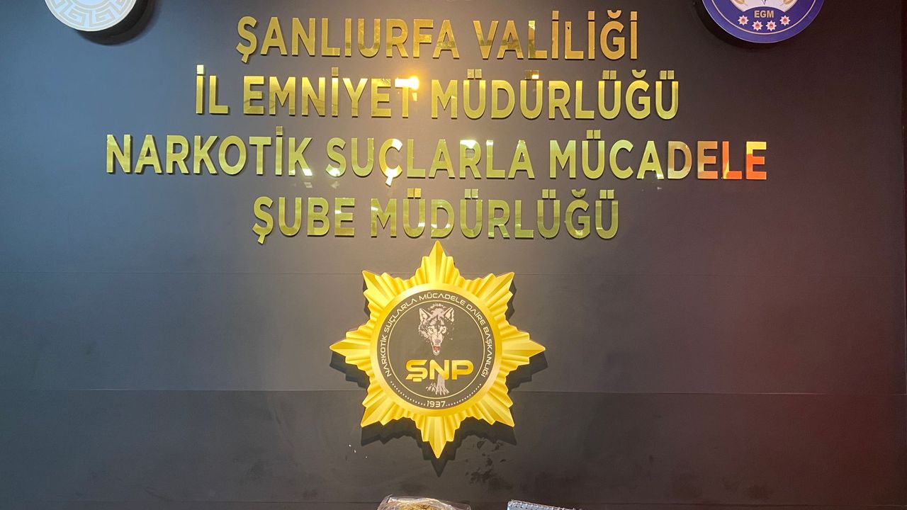 Şanlıurfa'da uyuşturucu operasyonu, 5 gözaltı
