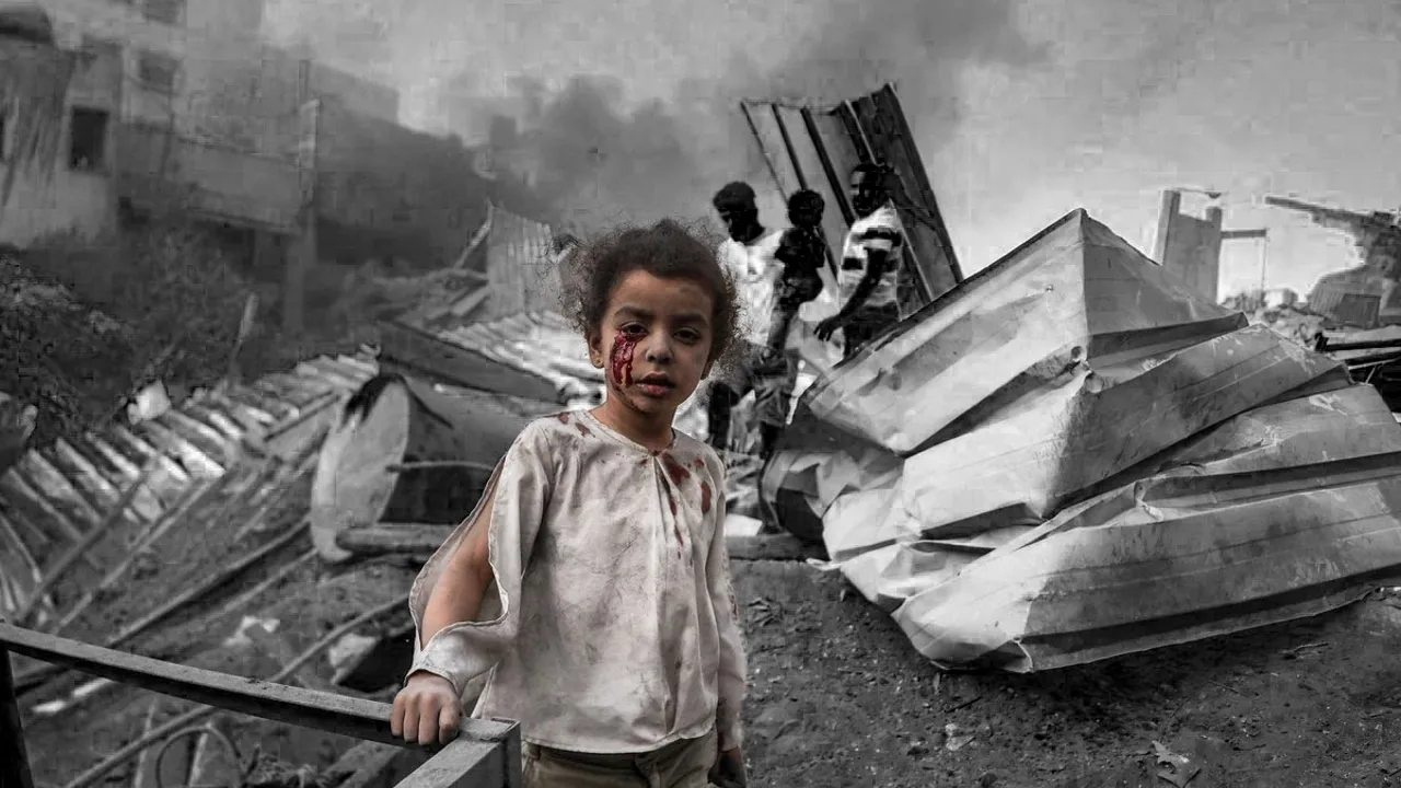 Siyonist Rejimin Gazze Saldırıları 2. Ayında! 5,104'ü Çocuk 10 Bin Şehit!