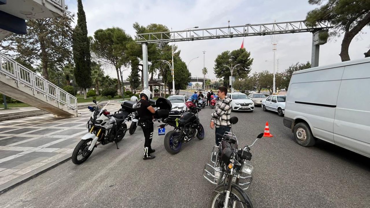 Şanlıurfa’da 38 motosiklet trafikten men edildi