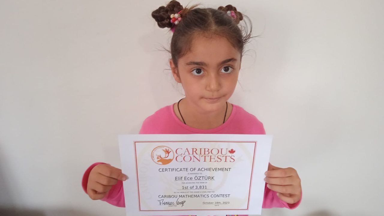Şanlıurfa'da İlkokul Öğrencisi Uluslararası Matematik Yarışmasında Birinci Oldu