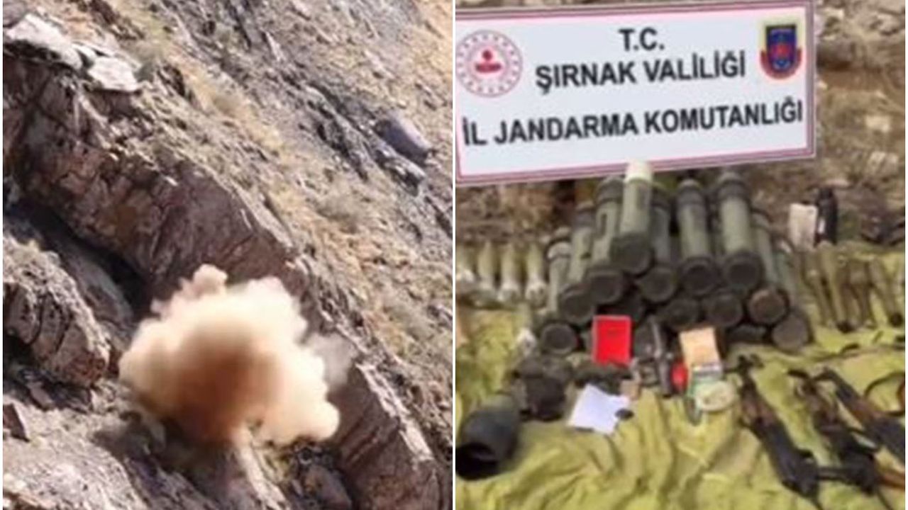 İçişleri Bakanı: PKK'nın Kullandığı 21 Mağara ve Sığınak İmha Edildi