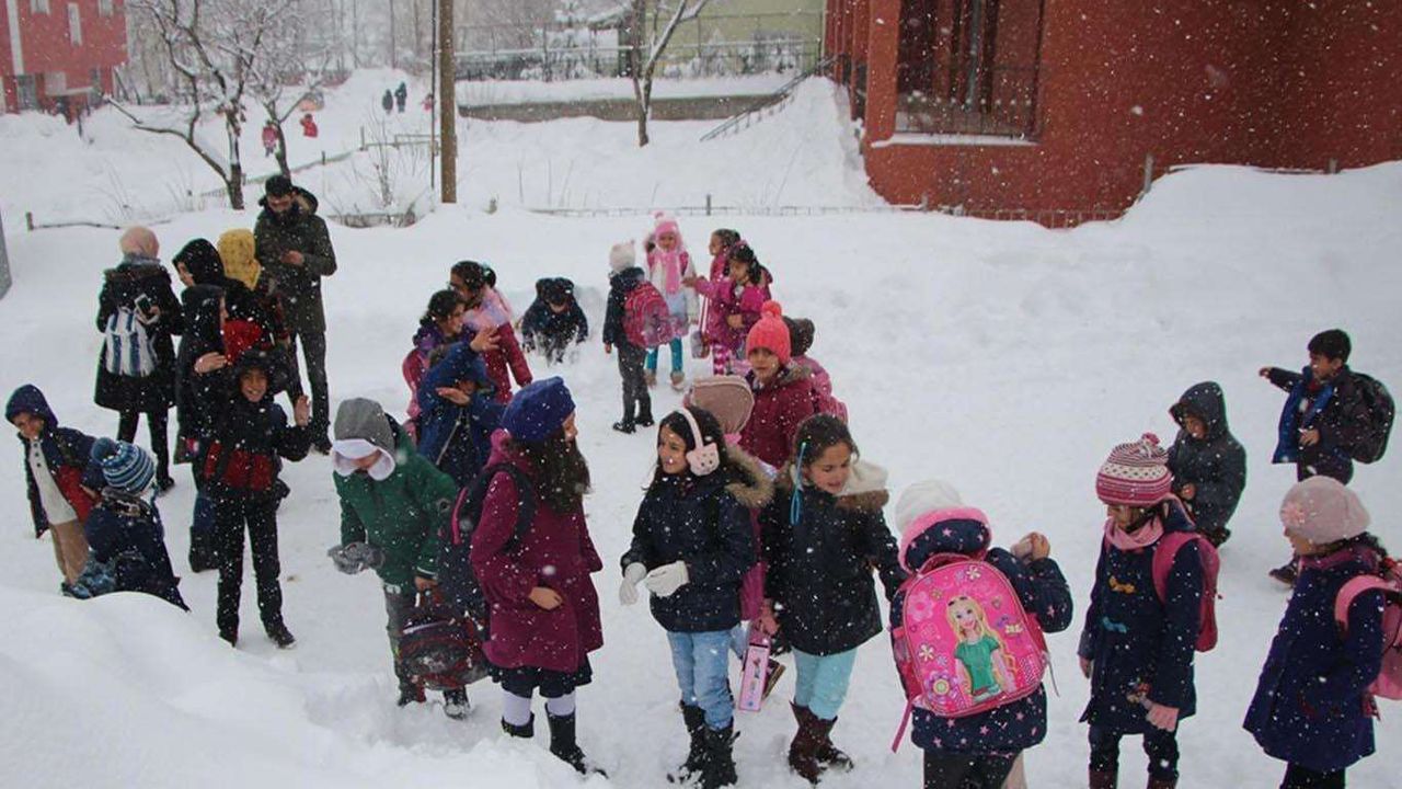 Kar Yağışı Nedeniyle Okullar Tatil! İşte Tatil Olan İller