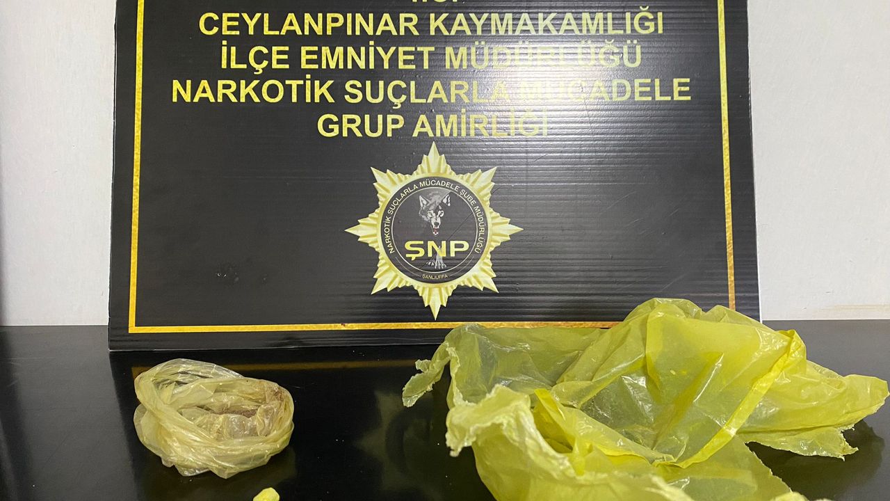 Şanlıurfa'da Uyuşturucu İle Yakalanan Zanlı Tutuklandı