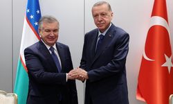 Erdoğan Özbekistan Cumhurbaşkanı Mirziyoyev ile Görüştü!