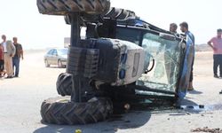 Şanlıurfa'da Kontrolden Çıkan Traktör Devrildi: Bir Kişi Yaralandı!