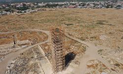 Harran'ın Depremlerde Hasar Gören 13 Asırlık Simge Minaresi Onarılıyor