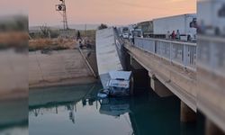 Viranşehir’de Tır Sulama Kanalına Düştü!