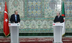 Erdoğan, Cezayir Cumhurbaşkanı ile ortak basın toplantısı düzenledi