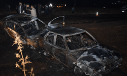 Şanlıurfa'da Çarpışan Otomobiller Yandı, 1 Kişi Yaralandı!