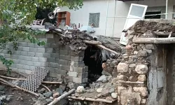 Siverek'de Fırtına Nedeniyle Bir Ev Çöktü