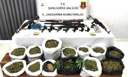 Viranşehir’de çok sayıda silah ve uyuşturucu ele geçirildi