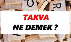 Takva Ne Demek?