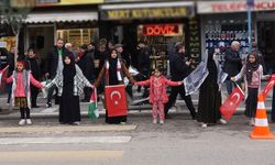 Şanlıurfa’dan Gazze’ye insan zinciri dayanışması