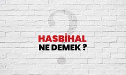 Hasbihal Ne Demek?