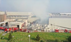 Manisa’da Endüstriyel Yangın Kontrol Altına Alındı