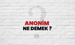 Anonim Ne Demek?