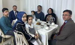Vali Şıldak Karagöz ailesiyle birlikte iftar yaptı