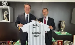 Beşiktaş Kulübü Başkanı Hasan Arat, UEFA Başkanı Ceferin ile Görüştü