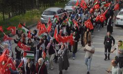 Hacettepe Üniversitesi Öğrencilerinden Filistin'e Destek Yürüyüşü