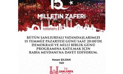 Şanlıurfa 15 Temmuz Anma Etkinliklerine Hazır