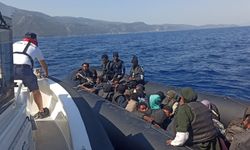 Muğla'da 33 düzensiz göçmen kurtarıldı