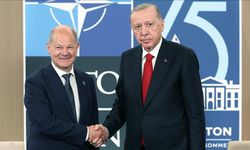 Cumhurbaşkanı Erdoğan, Almanya Başbakanı Scholz ile Görüştü