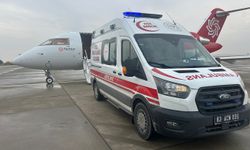 2 aylık bebek Şanlıurfa'dan Ankara'ya uçak ambulansla nakledildi