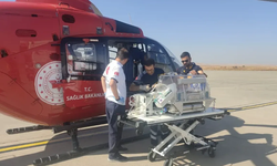 Ambulans Helikopter 53 Günlük Bebek İçin Havalandı