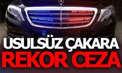 ÇAKAR KULLANAN SÜRÜCÜYE REKOR CEZA