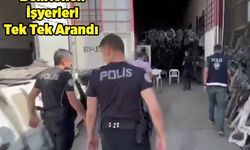 Urfa’da Sanayi Sitesine Çok Sayıda İşyerine Operasyon