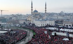 İstanbul'dan dünyaya Gazze mesajı: Yüz binlerce kişi Galata Köprüsü'nde buluştu