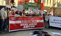 İzmir'de KFC Türkiye ve Pizza Hut çalışanlarından "konkordato" tepkisi