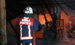 Tokat'ta bir ev yıldırım düşmesi sonucu yangın çıktı