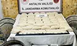 Antalya'da 68 kilo eroin ele geçirildi