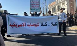 Bağdat'ta ABD'ye Karşı Protesto
