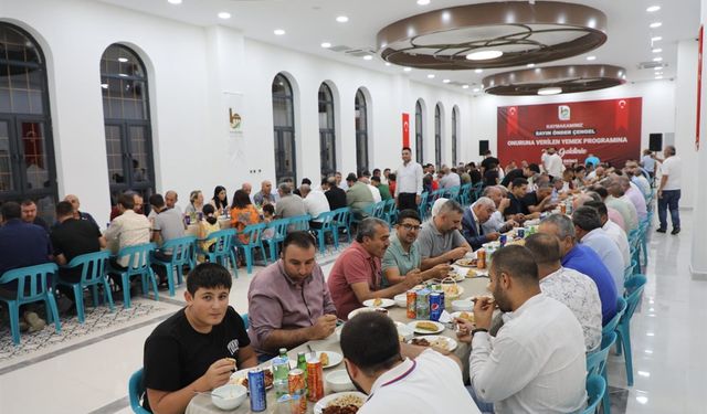 Viranşehir İlçe Kaymakamı Önder Çengel'e Veda Yemeği Düzenlendi