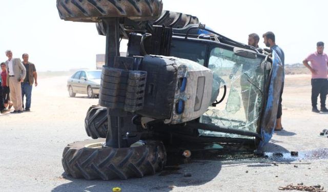 Şanlıurfa'da Kontrolden Çıkan Traktör Devrildi: Bir Kişi Yaralandı!