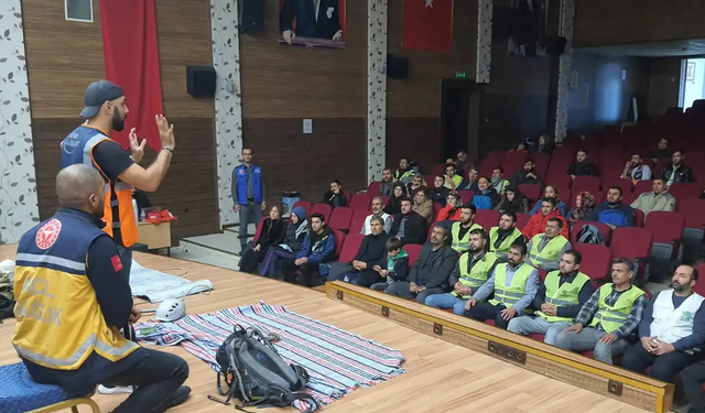 Şanlıurfa'da "Destek AFAD Gönüllü Eğitimi" Verildi