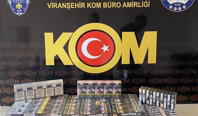 Viranşehir’de480 Paket Gümrük Kaçağı sigara ele geçirildi