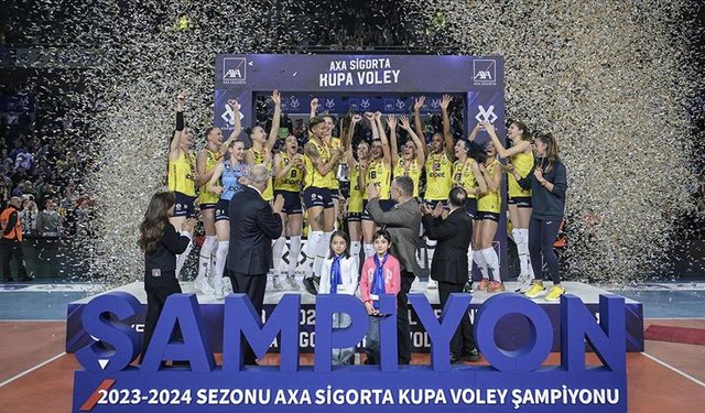 Fenerbahçe Opet, Kupa Voley’de Zirveye Ulaştı