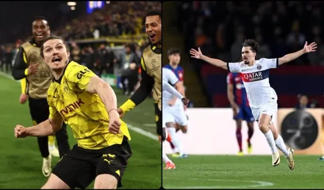 PSG ve Dortmund, Şampiyonlar Ligi'nde Yarı Finale Adını Yazdırdı