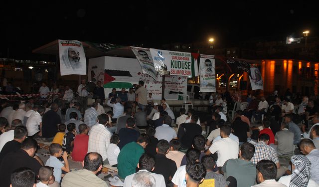 Şanlıurfa'da "Çağın Kerbela'sı Gazze" Etkinliği Düzenlendi