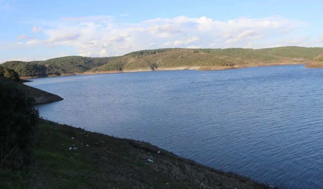 İstanbul'un barajlarında doluluk oranı yüzde 61,03'e geriledi