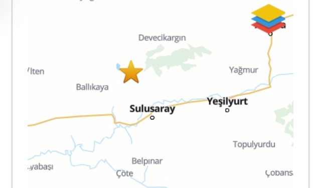Tokat Sulusaray’da Deprem Meydana Geldi