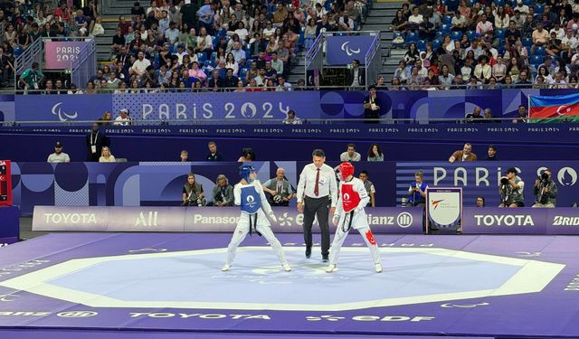 Paris 2024 Paralimpik Oyunları... Milli tekvandocu Ali Can Özcan'dan gümüş madalya