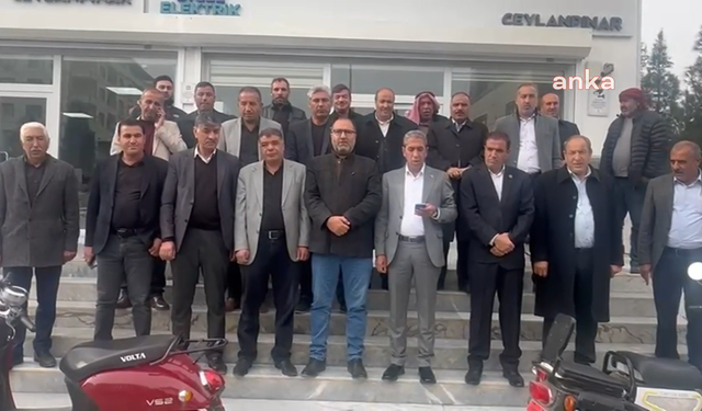 Ceylanpınar'da elektrik kesintilerine mahalle muhtarlarından tepki!