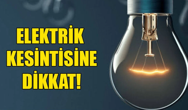 DİKKAT! ŞANLIURFA’DA GÜN BOYU ELEKTRİK OLMAYACAK