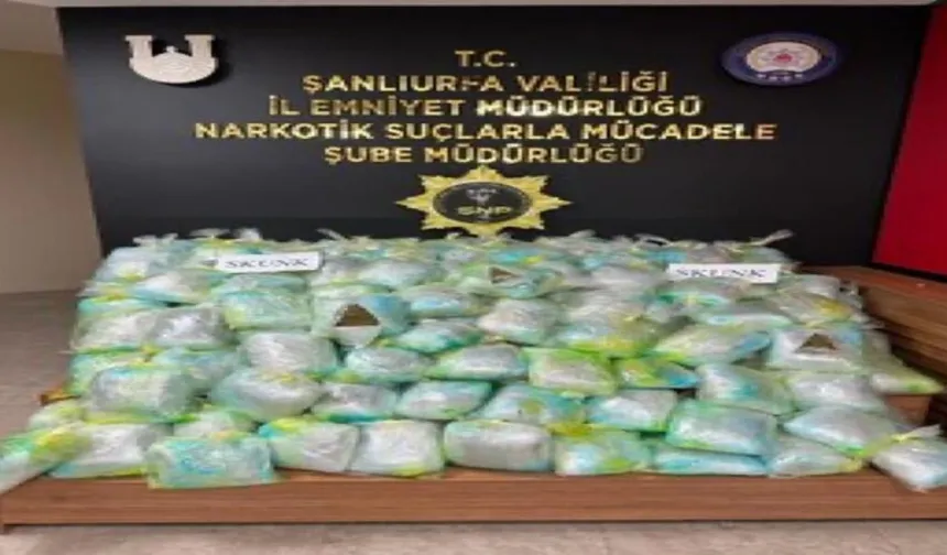 Şanlıurfa'da Büyük Uyuşturucu Operasyonu: 167 Kilo 250 Gram Ele Geçirildi!