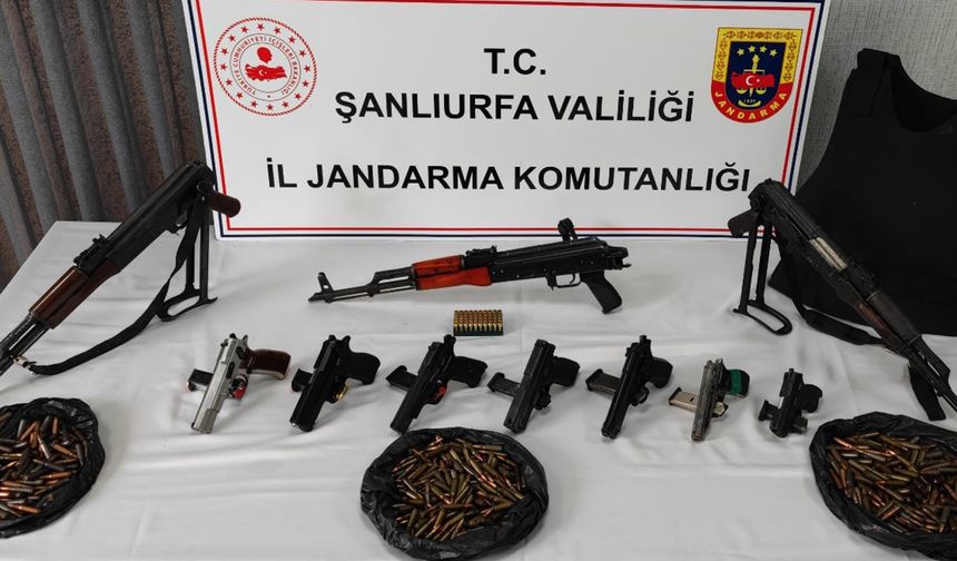 Urfa'da ruhsatsız silah operasyonu: 4 gözaltı