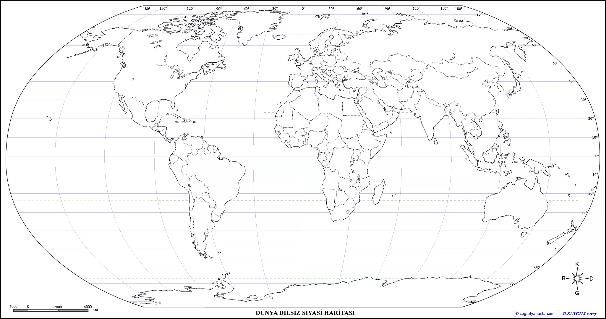 dünya dilsiz haritası